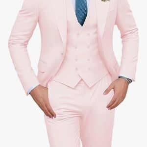 Men's Pink Suit - New without tags